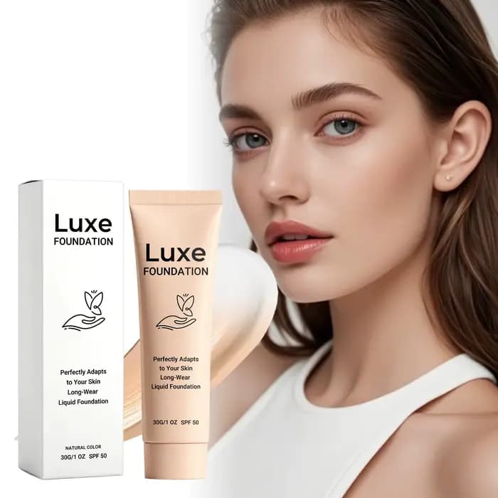 Fond de Teint Liquide Luxe Changeant de Couleur SPF50 Longue Tenue Adaptatif au