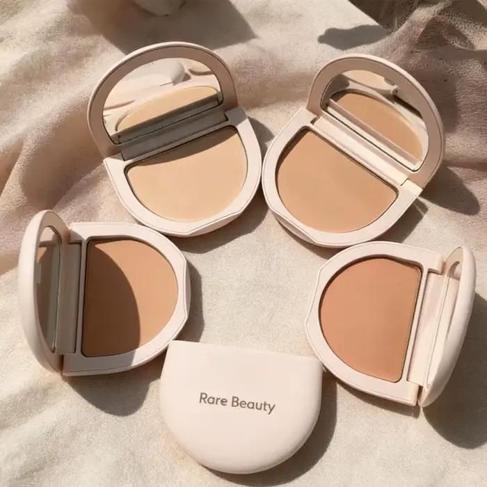 Rare Beauty Shimmer Poudre Poudreuse Blush Highlighter Illuminateur Visage Corps Cosmétiques Poudre Pressée Contrôle du Sébum Maquillage Naturel