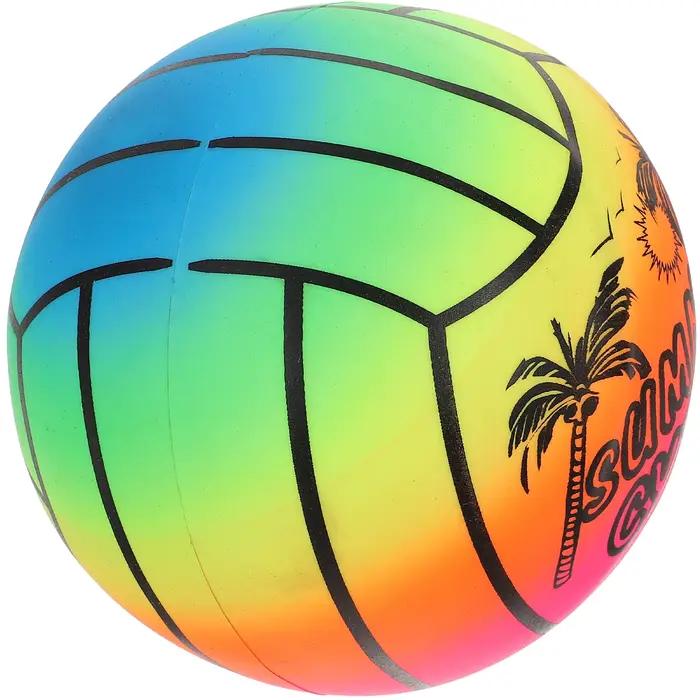 Ballon de plage gonflable arc-en-ciel, volley-ball, sports de piscine, jeu intérieur et extérieur, piscine, fête