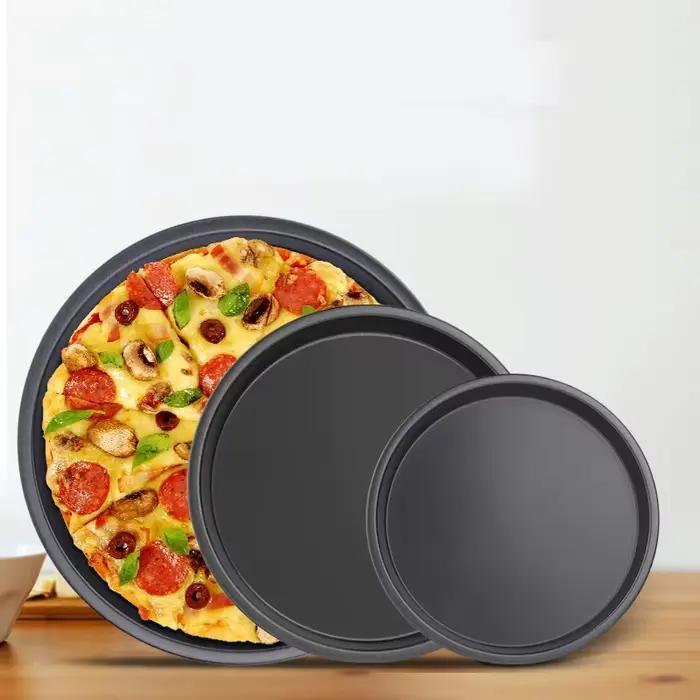 Plaque de cuisson ronde antiarina pour pizza, utilisation au four, 6 po, 7 po, 8 po, 9/10 po