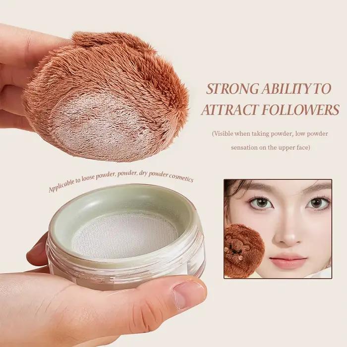 1 éponge de maquillage en forme de biscuit
