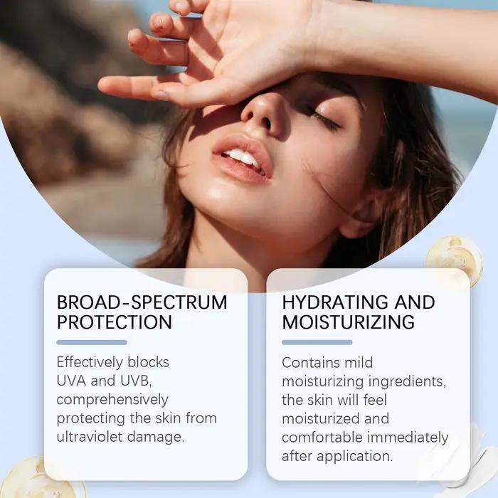 Bâton de Protection solaire SPF50 pour Peau Hydratée et Matifiée, Contrôle de L'Huile et Réparation des Coups de Soleil Occasions Extérieures et Cadeaux Idéals
