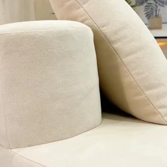 Canapé de sol rond minimaliste Tatami pour salon, canapé individuel en éponge pour couloir, mobilier de chambre moderne sans cadre