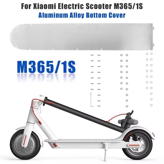 Couvercle inférieur de batterie en acier inoxydable pour Scooter électrique Xiaomi M365 1S Pro Pro2 4 Pro, pièce de panneau de sol antidérapant Anti-Collision