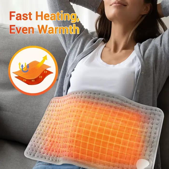 Coussin chauffant électrique, ceinture de soutien du dos, couverture chaude, contrôle de la température, pour le bureau et la maison, ceinture chauffante pour les mains, les jambes et l'abdomen