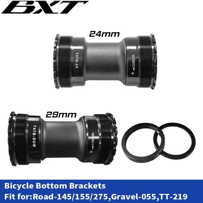 Support de pédalier pour cadre de vélo de route BXT T47, 24 mm/29 mm, juste pour cadre de route, outil d'installation BXT-Model-145 T47, BB T47 en aluminium