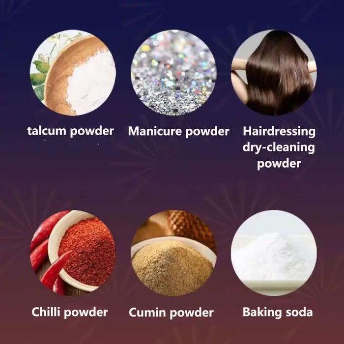 Flacon pulvérisateur de 17 ml/180 ml pour poudre de talc, poivre, assaisonnement, poudre libre, accessoires de salon 1 pièce/2 pièces