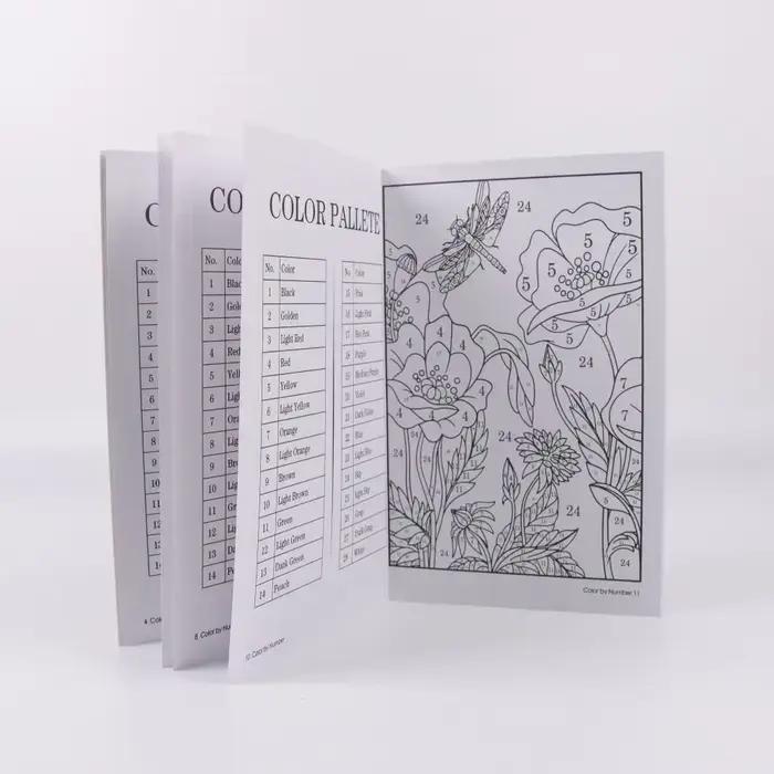 Coloriage par numéros pour adultes, fond unique, livre de coloriage pour soulager le stress, thérapie contre l'anxiété, dessin, peinture, livre pour hommes, femmes, adolescents