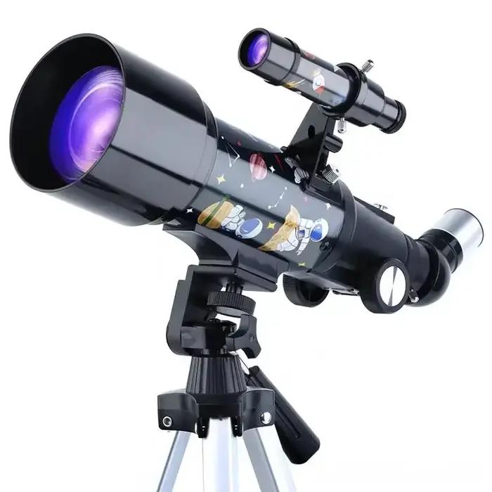 Télescope astronomique de protection oculaire de qualité supérieure pour enfants, garçons et filles, cadeau d'anniversaire, observation des étoiles à fort grossissement