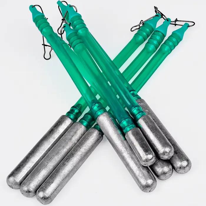 PROBEROS Matériel de pêche Plombs coulissants monobloc anti-accrocs pour la pêche au vairon en dérive et aux leurres