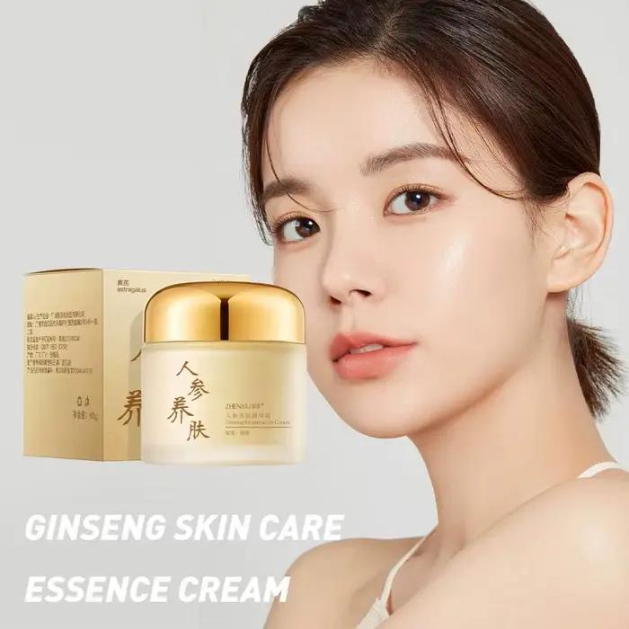 60g extrait de Ginseng soin de la peau du visage Essence crème hydratante éclaircissante