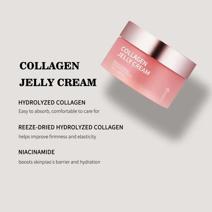Crème à la gelée de collagène niacinamide raffermissante apaisante anti-âge fermeté hydratation nourrissante soins pour la peau du visage occasions spéciales