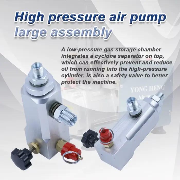 Bloc de vanne basse pression pour compresseur d'air haute pression 0-300 bar 0-4500 PSI 0-30 MPA – Accessoire d'entretien