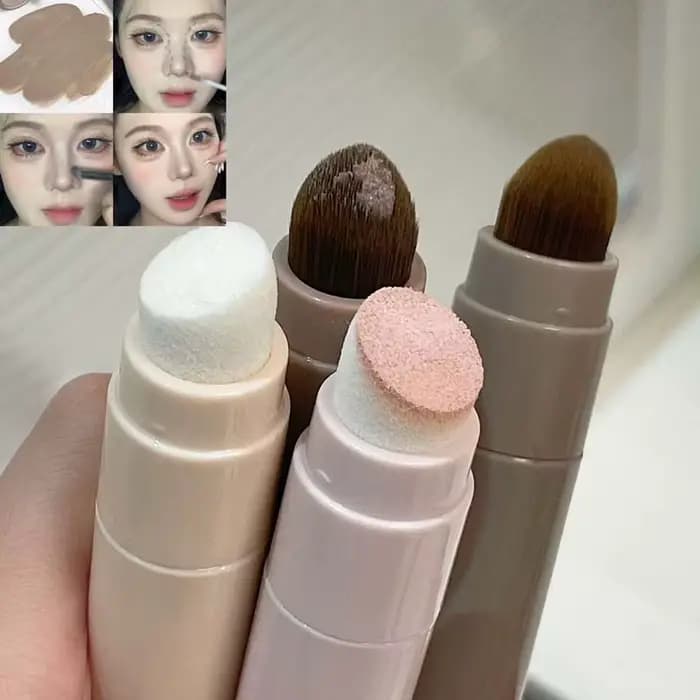 Herorange Highlighter Liquide Éclaircissant Multi-Effets Texture Lisse Longue Durée Maquillage Quotidien pour Rendez-vous