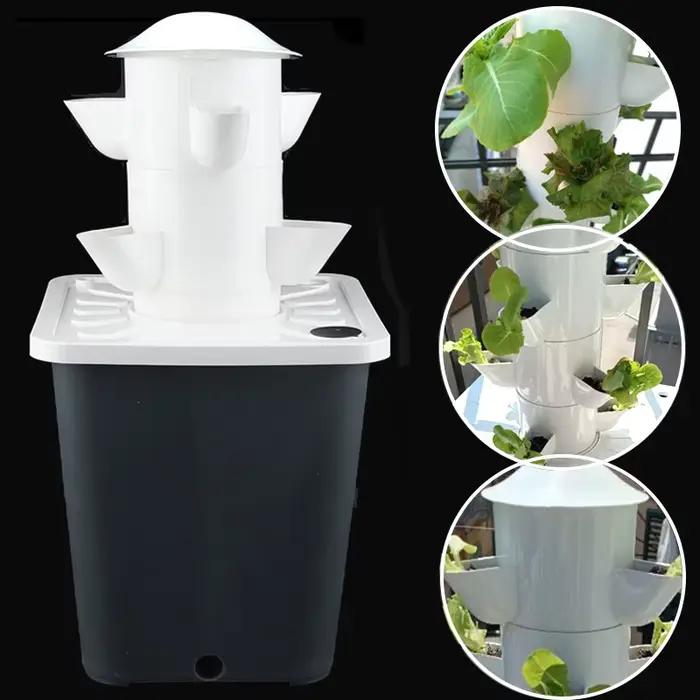 User inières hydroponiques verticales pour balcon, tour de culture sans sol, système Lauren, équipement de plantation de légumes, bricolage