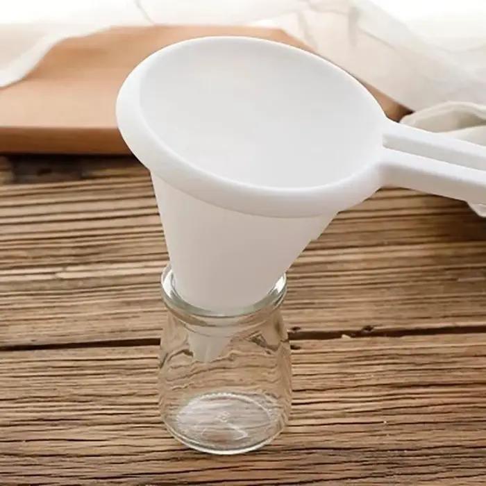 1 pièces cuisine bricolage pratique chocolat bonbons glaçage entonnoir moule blanc de qualité alimentaire en plastique crêpe crème pâte distributeur moules