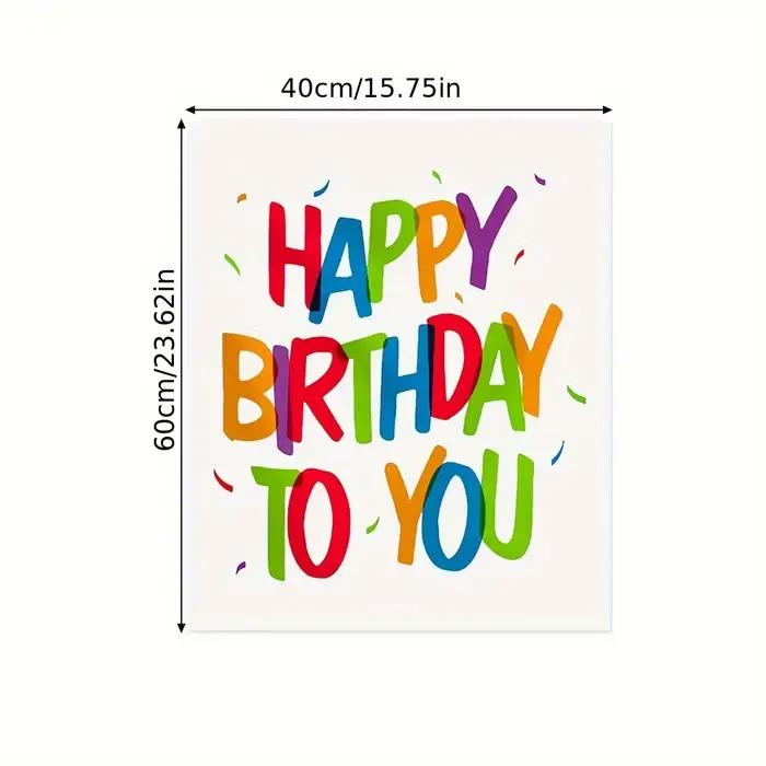 Nouveau Joyeux anniversaire fond tapisserie filles garçons fête d'anniversaire toile de fond bannière