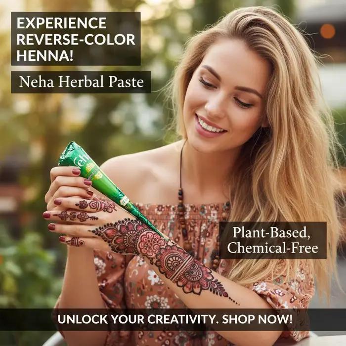 1/12 pièces Crème de henné brun naturel et biologique