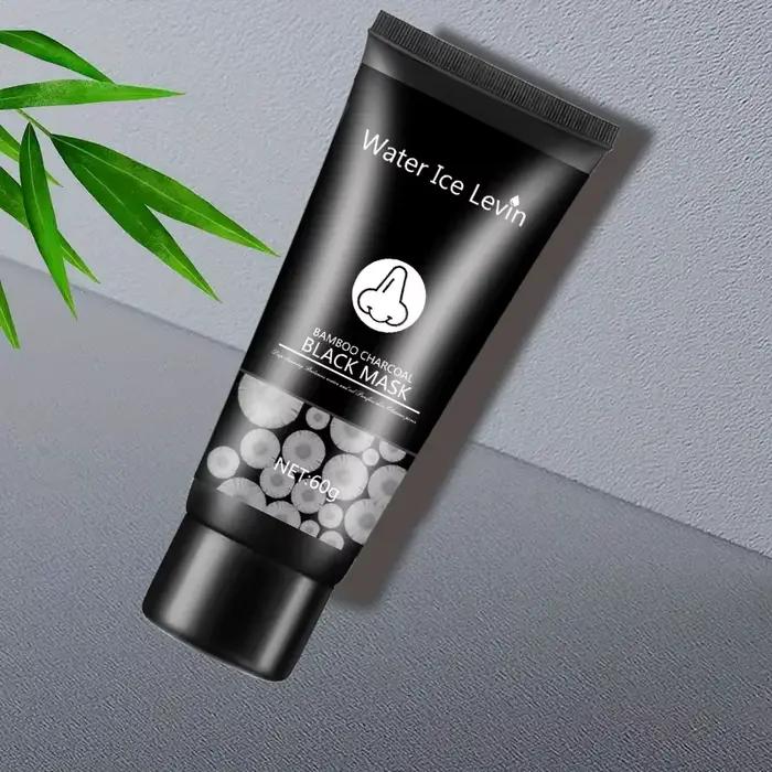 Masque au charbon de bambou dissolvant de points noirs masques faciaux en profondeur nettoyage en profondeur purifiant Peel Off Black Nud Shills soin du visage masque noir