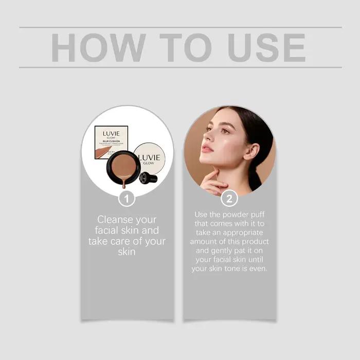 Crème CC Hydratante et Éclaircissante Effet Coussin d'Air
