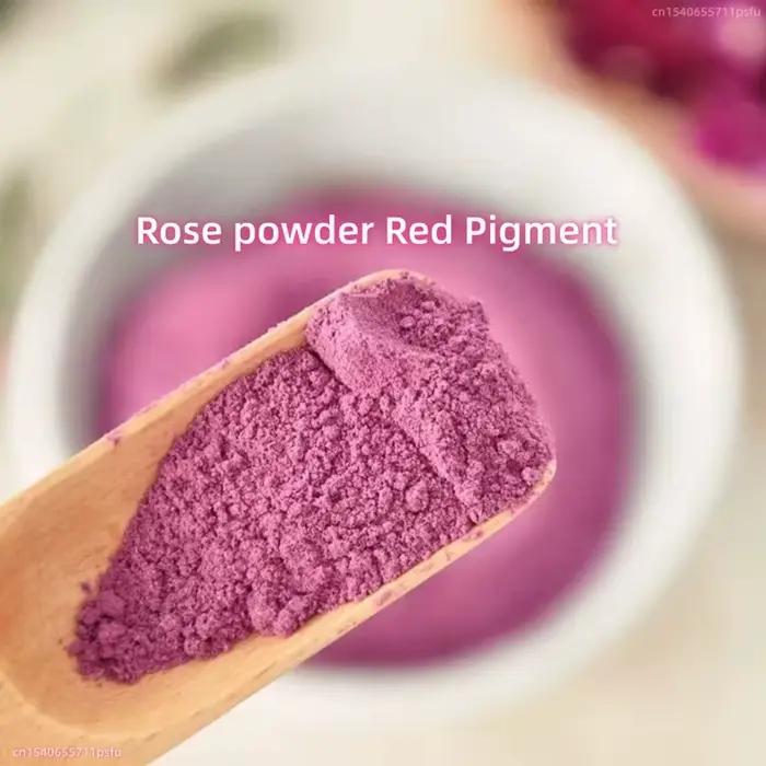 Poudre de rose rouge 100% naturelle de haute qualité