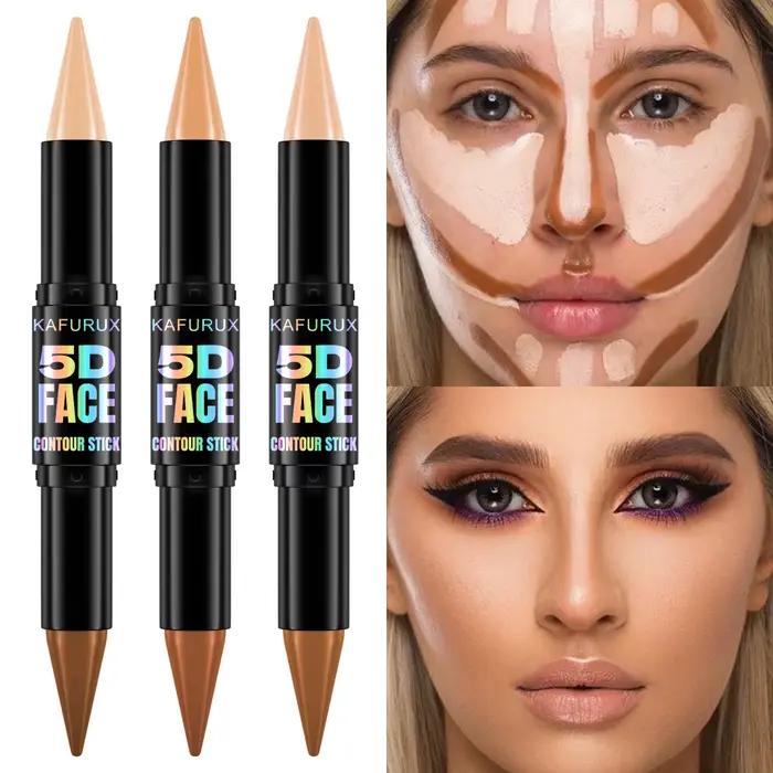 Bâton de Contour Duo, crème à reflets et ombres à Double aiguille