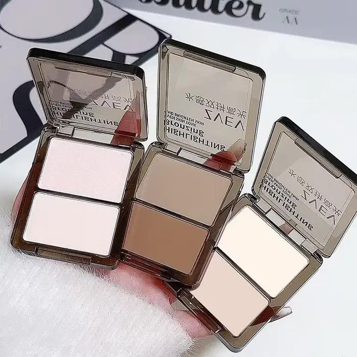 Surligneur bronzant 3D pour poudre pour le visage