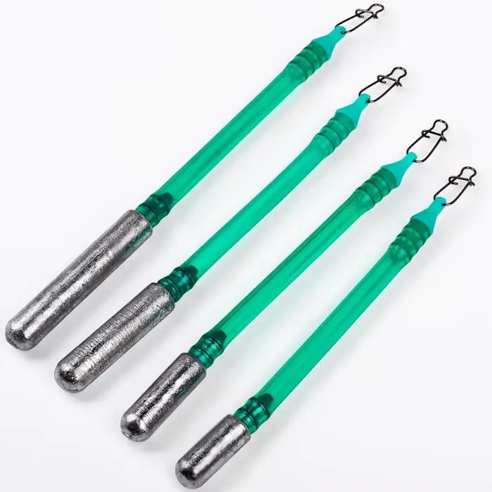 PROBEROS Matériel de pêche Plombs coulissants monobloc anti-accrocs pour la pêche au vairon en dérive et aux leurres
