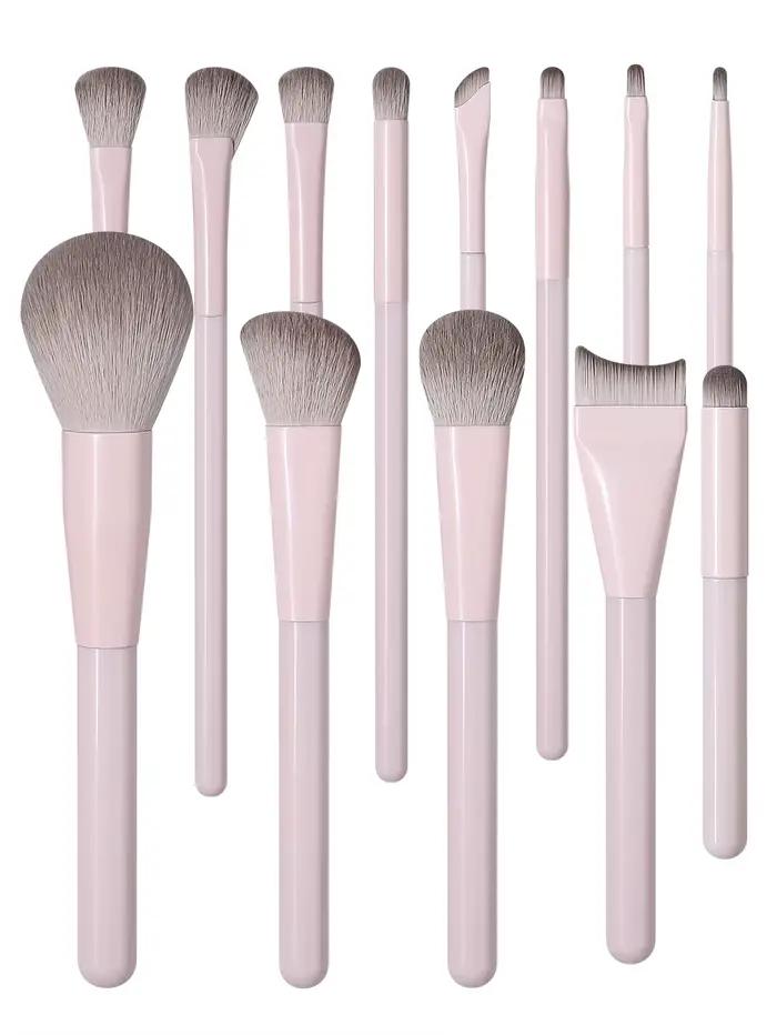 Ensemble de 13 pinceaux de maquillage doux et moelleux
