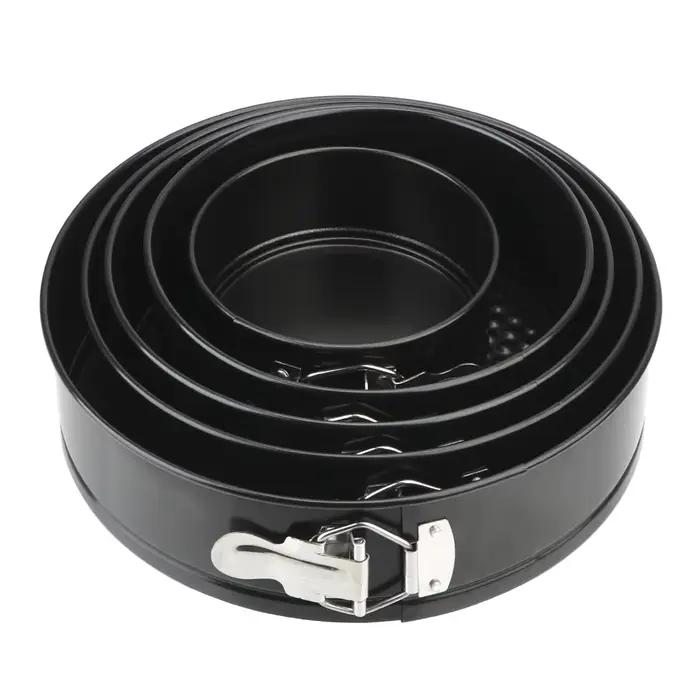 Moule de cuisson en métal antiadhésif perfecastronomique, moule à gâteau rond, ustensiles de cuisson, moules à gâteaux en acier au carbone, accessoires de cuisine