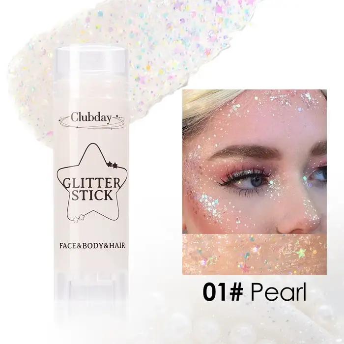 Bâton de gel pailleté – Baume scintillant pour les lèvres