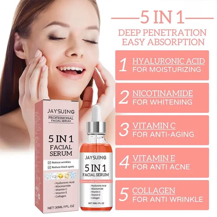 Sérum pour le visage raffermissant 5 en 1