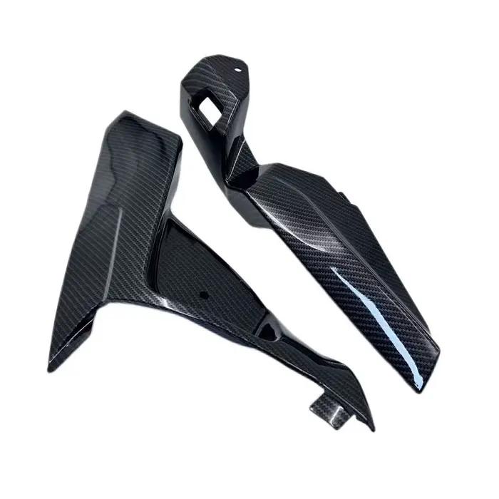 Carénage de couverture d'extension de plaque de protection inférieure de moto en carbone pour Honda CBR650R CBR 650 R 2019 2020 2021 2022 2023 2024