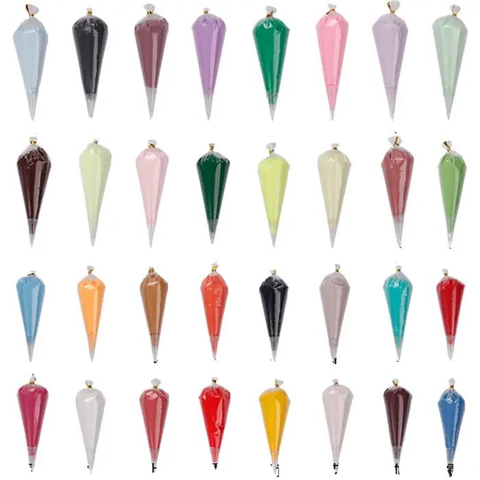 Gel de simulation de colle irrigation fouettée multicolore, résine bricolage, fausse crème fouettée, coquille mobile faite à la main, décor irrigation, 100g