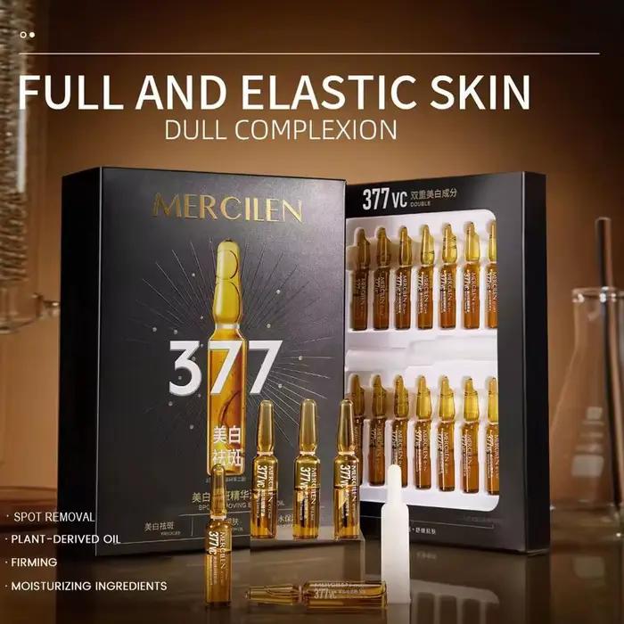 1/2 Boîte Mercilen 377 Essence Éclaircissante pour la Peau
