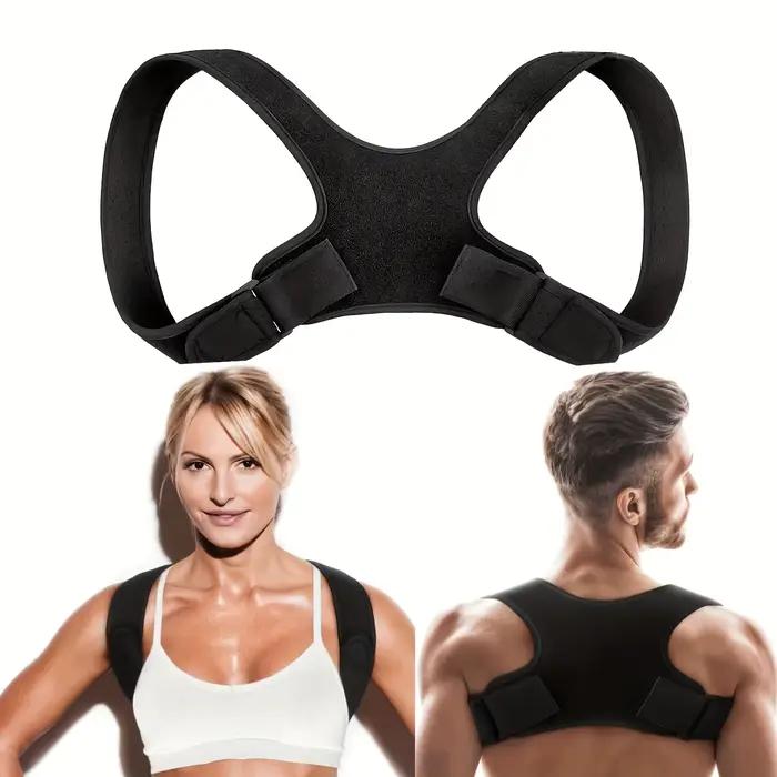 Ceinture de soutien dorsal ajustable pour corriger la posture - Respirante, antidérapante, soutien ergonomique pour une meilleure posture, adaptée pour la position assise