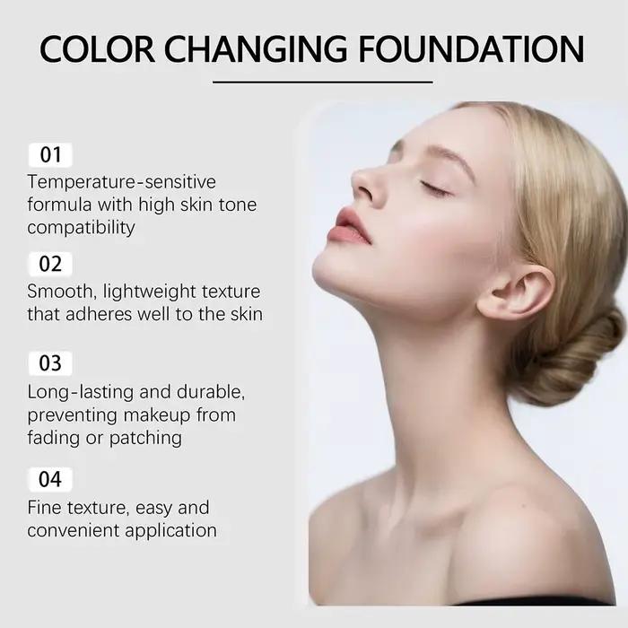 Fond de teint EELHOE changeant de couleur SPF15