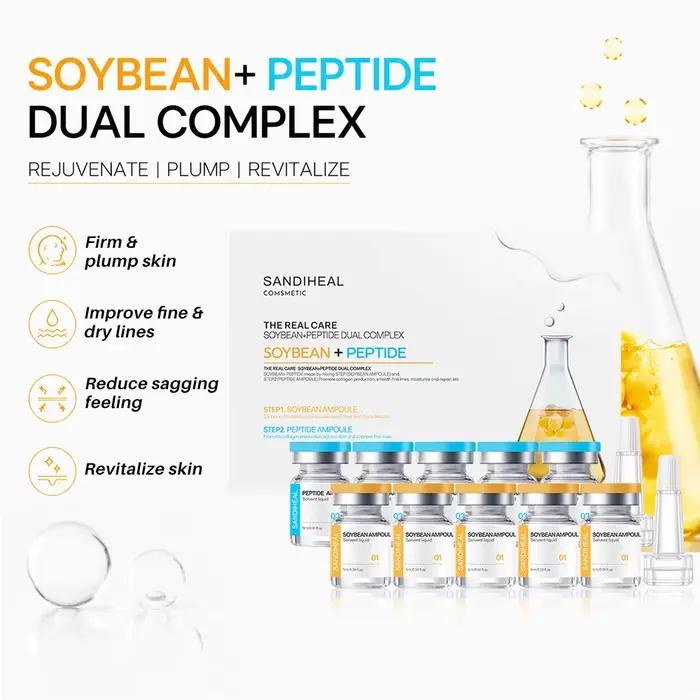 10 flacons de sérum à l'acide hyaluronique et aux peptides de cuivre