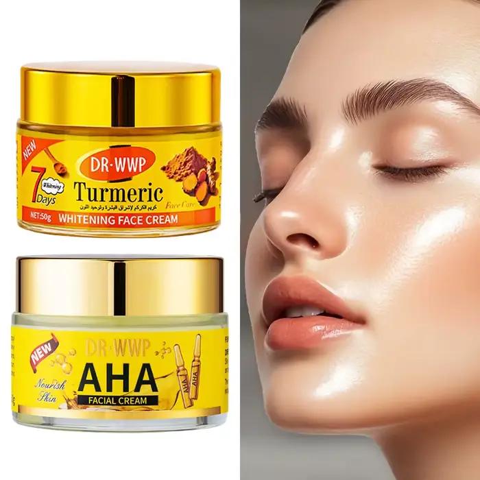 Crème visage revitalisante au curcuma AHA