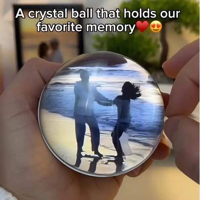 Boule de cristal vidéo 3D, bricolage, mémoire, lampe boule de verre, affichage de pixels sphériques, écran de 2.7 pouces, lecteur de vidéos de 4 go pour cadeau