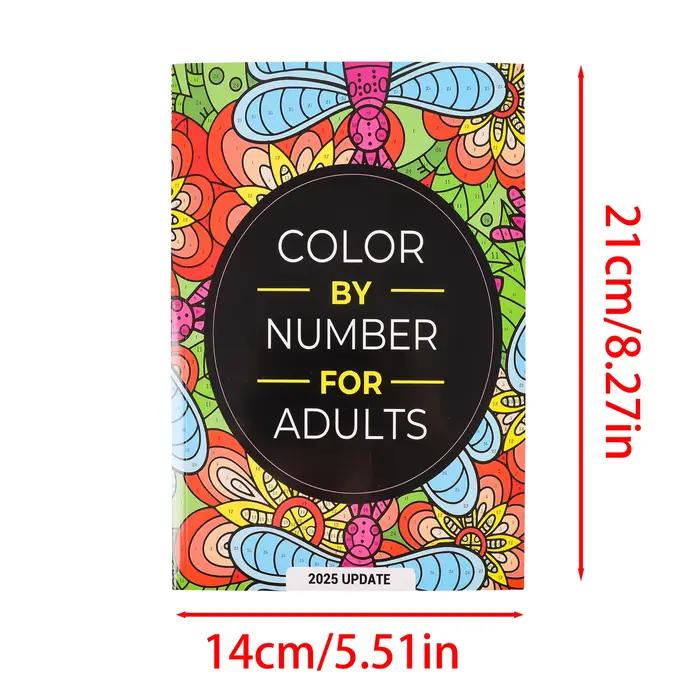 Coloriage par numéros pour adultes, fond unique, livre de coloriage pour soulager le stress, thérapie contre l'anxiété, dessin, peinture, livre pour hommes, femmes, adolescents