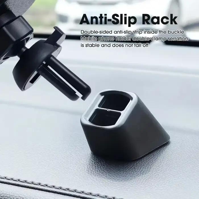 Base de support de téléphone portable dans le tableau de bord de voiture, support de téléphone, Clip de sortie d'air de voiture, Base de support GPS de téléphone portable, accessoires de berceau