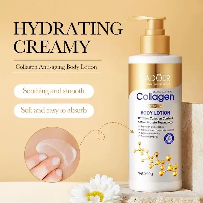 Lait au collagène blanchissant visage crème pour le corps