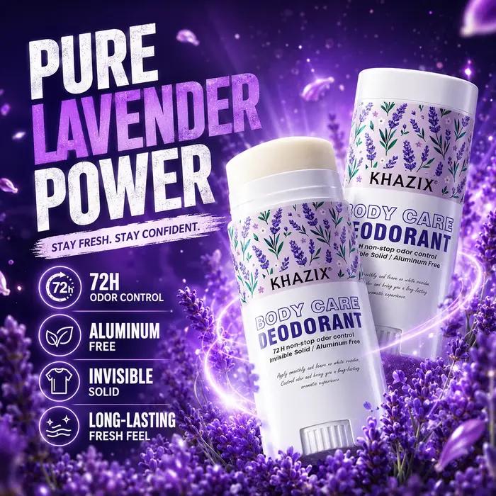 Déodorant en stick pour les aisselles | Formule anti-odeurs double action | Beurre de karité et huiles essentielles infusées | Fraîcheur douce et durable. Bo