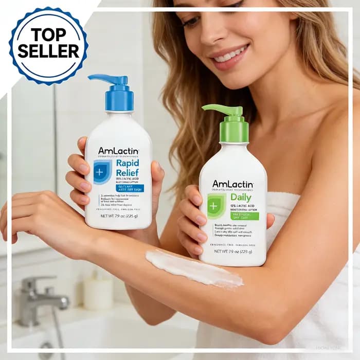Lotion corporelle américaine AmLactin 225g hydratante