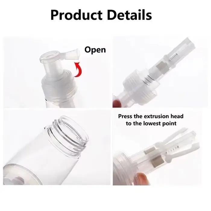 Flacon pulvérisateur de 17 ml/180 ml pour poudre de talc, poivre, assaisonnement, poudre libre, accessoires de salon 1 pièce/2 pièces