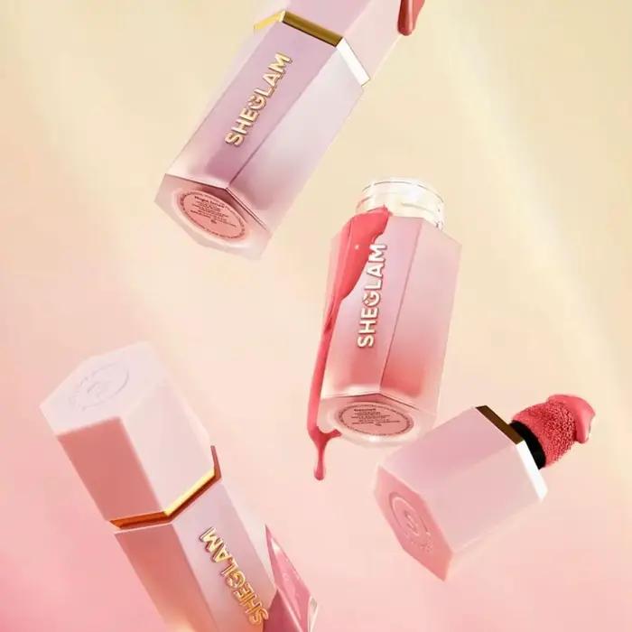 SHEGLAM poudre Blush mat multi-usages brillant à lèvres longue durée éclaircissant léger lisse maquillage