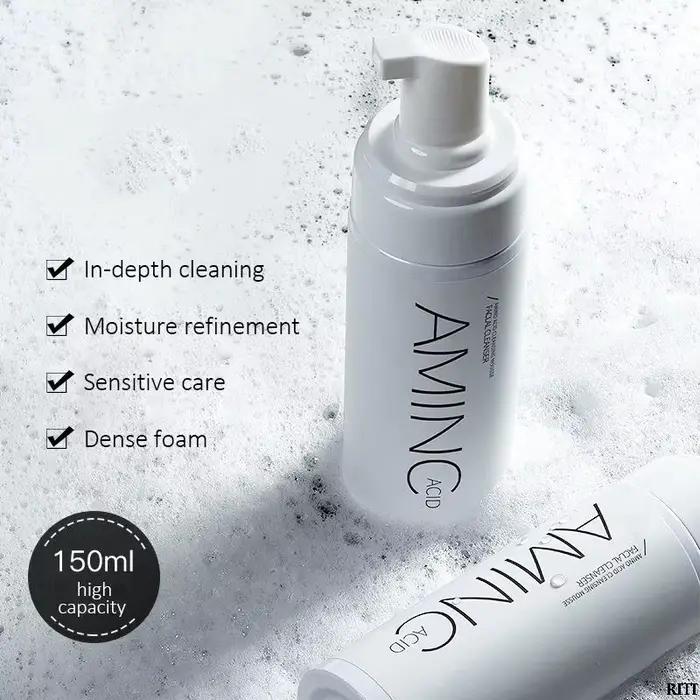 Mousse nettoyante aux acides aminés