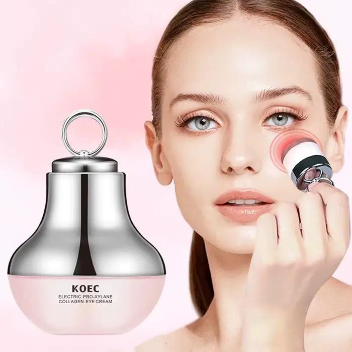 Crème de Massage Électrique KOEC au Collagène Pro-Xylane pour les Yeux Rafraîchissante Anti-Rides Éclaircissante Occasions Spéciales