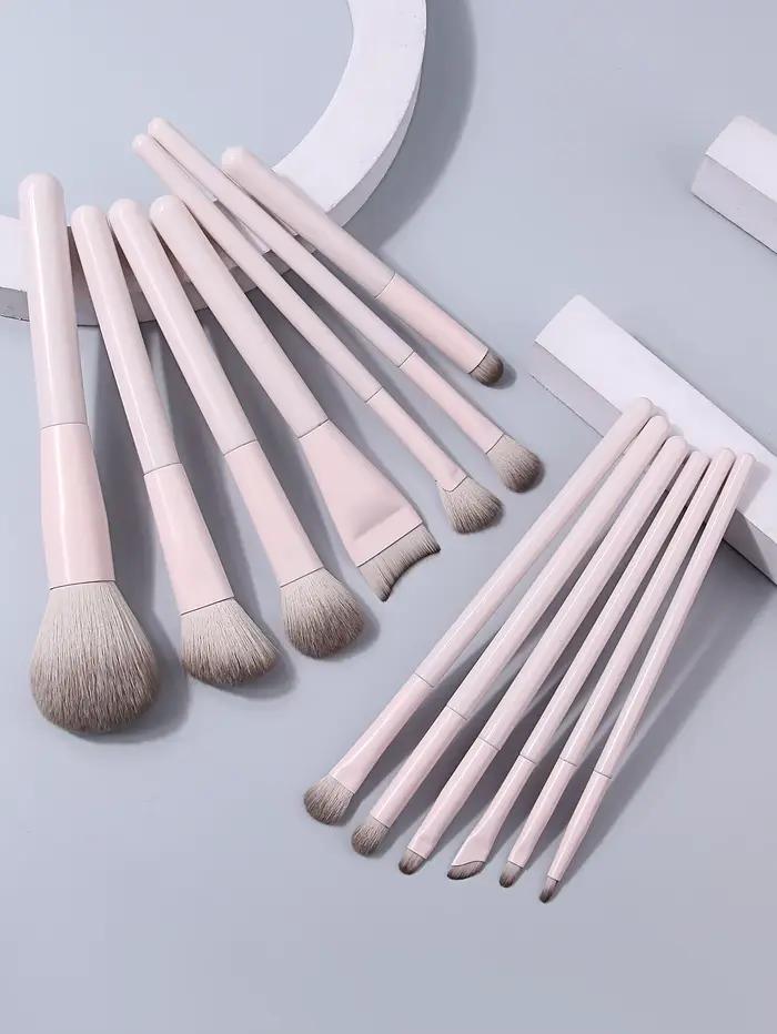 Ensemble de 13 pinceaux de maquillage doux et moelleux